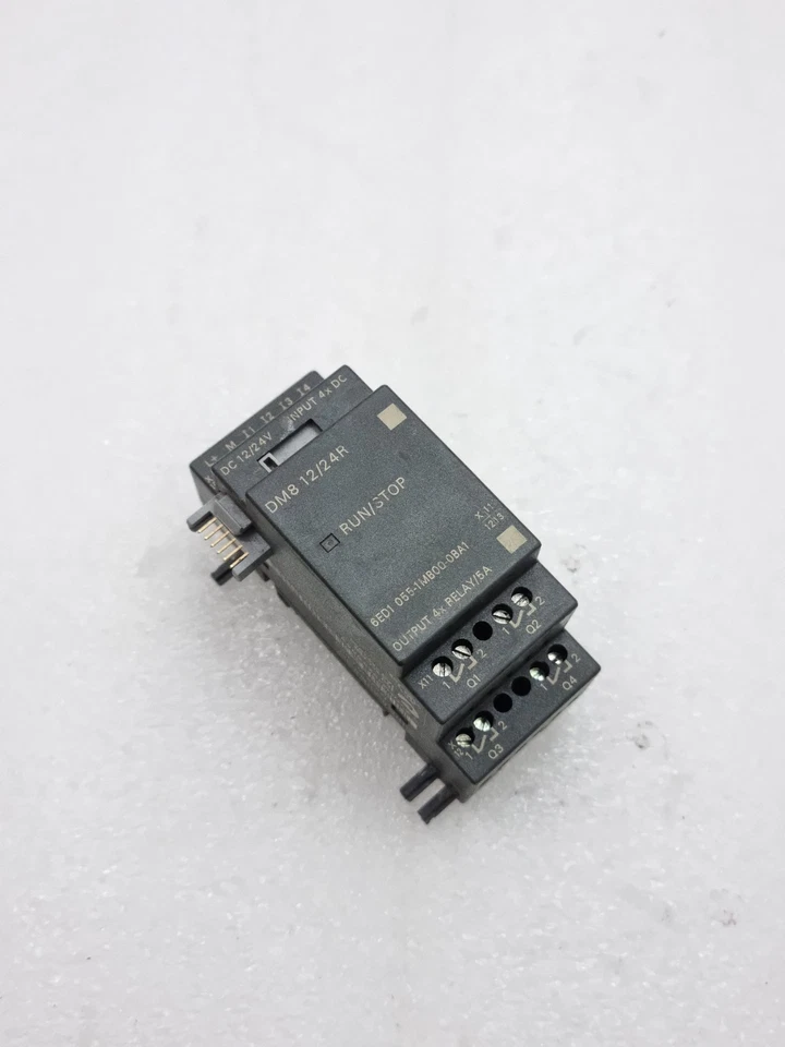 Used Working Siemens DM8 12/24R 6ED1055-1MB00-0BA1 Logo Module 6ed10551mb000ba1